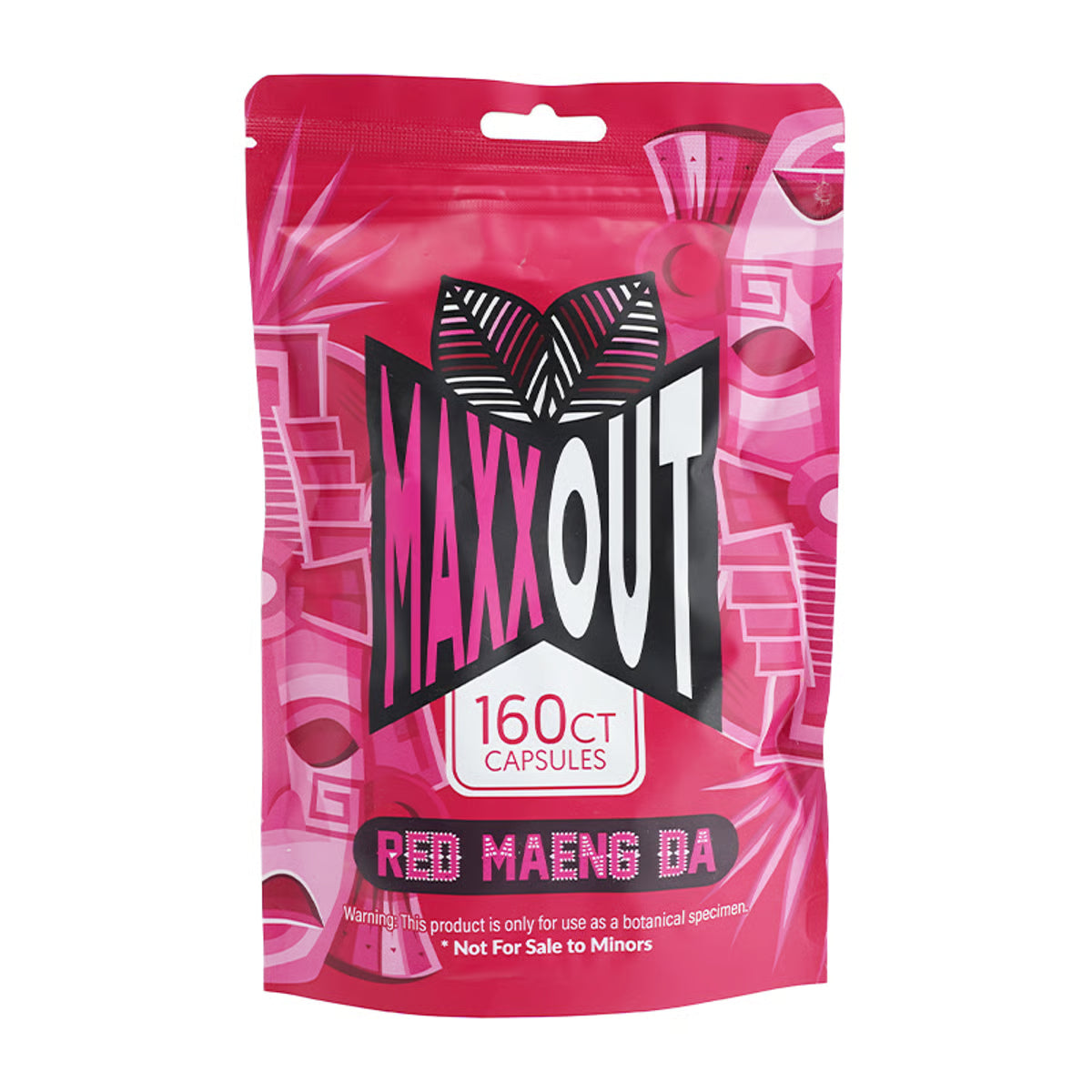 Pain Out Max - Kratom | 160 Capsules / Bottle | Bottle Main image