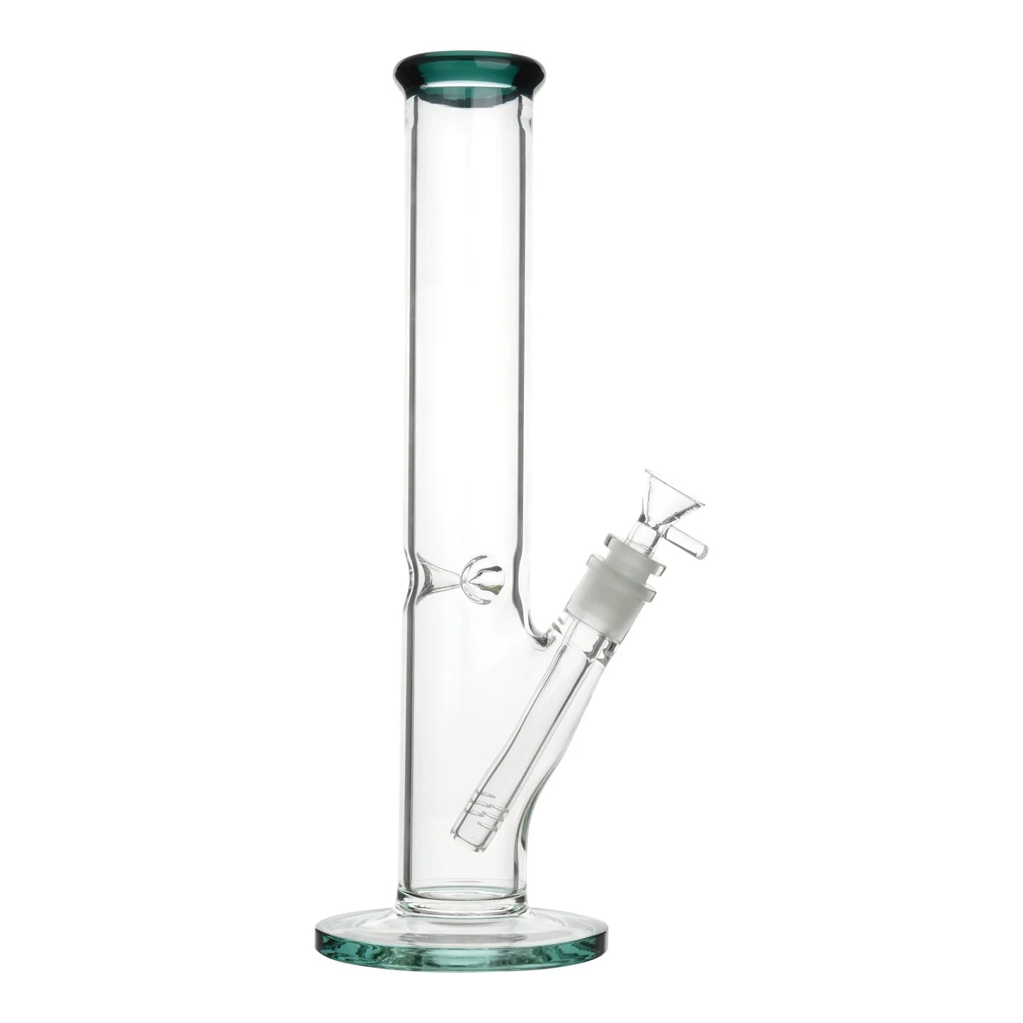 8"Straight shooter with colored bottom & top| Includes downstem & Bowl Main image