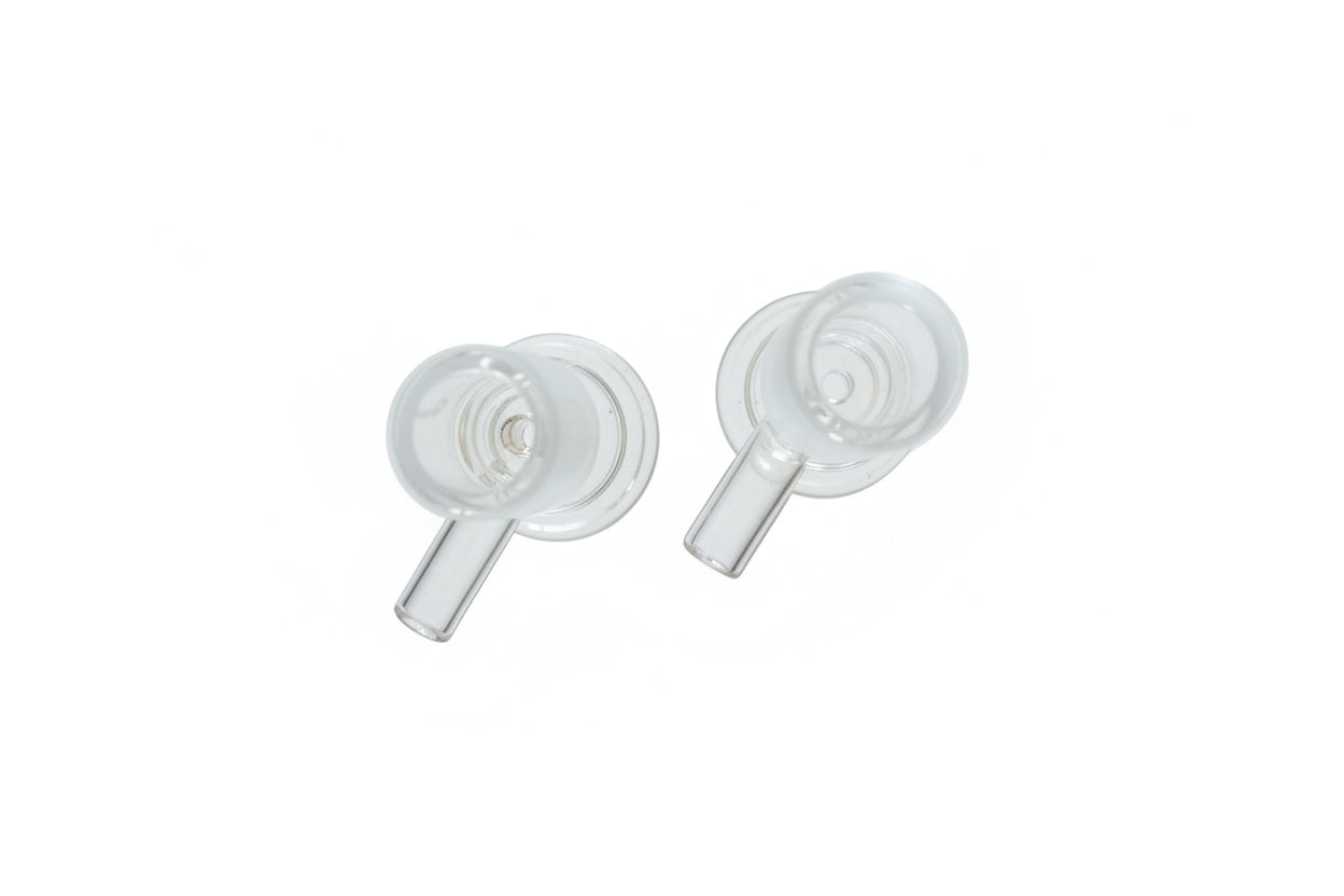 CLEAR BOWL PIECE - 18MM Clear bowl pieces | Pack of 10 Bowls | 10PACK Secondary image