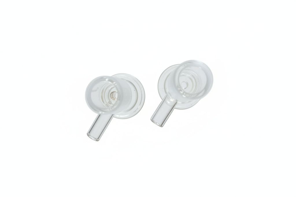 CLEAR BOWL PIECE - 18MM Clear bowl pieces | Pack of 10 Bowls | 10PACK