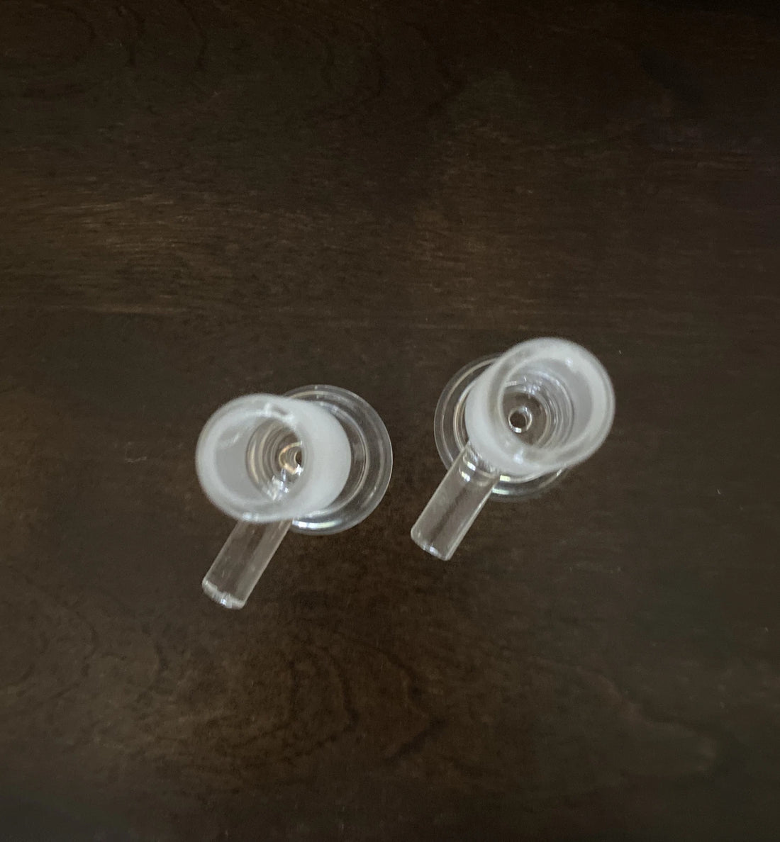 CLEAR BOWL PIECE - 18MM Clear bowl pieces | Pack of 10 Bowls | 10PACK