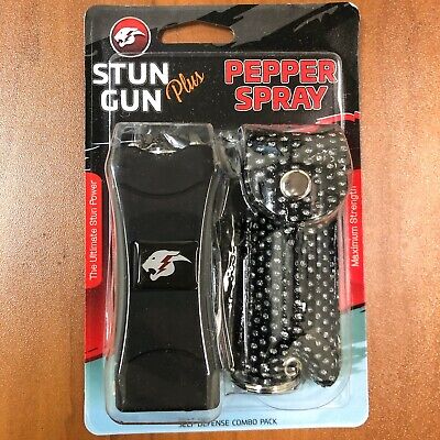 Stun Gun Plus - Pepper Spray | Self Defense | Combo Pack | Assorted 4 Colors Main image