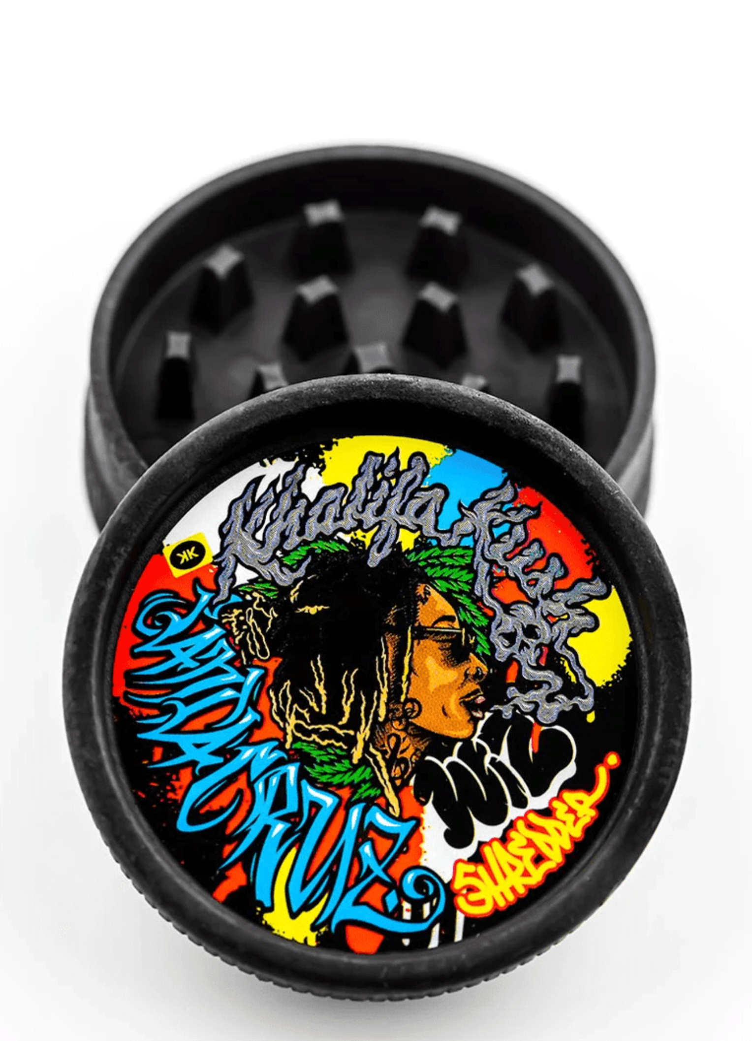 Santa Cruz - 55MM Khalifa Biodegradable Hemp Grinder 2 Parts | 24 Units / Box Secondary image