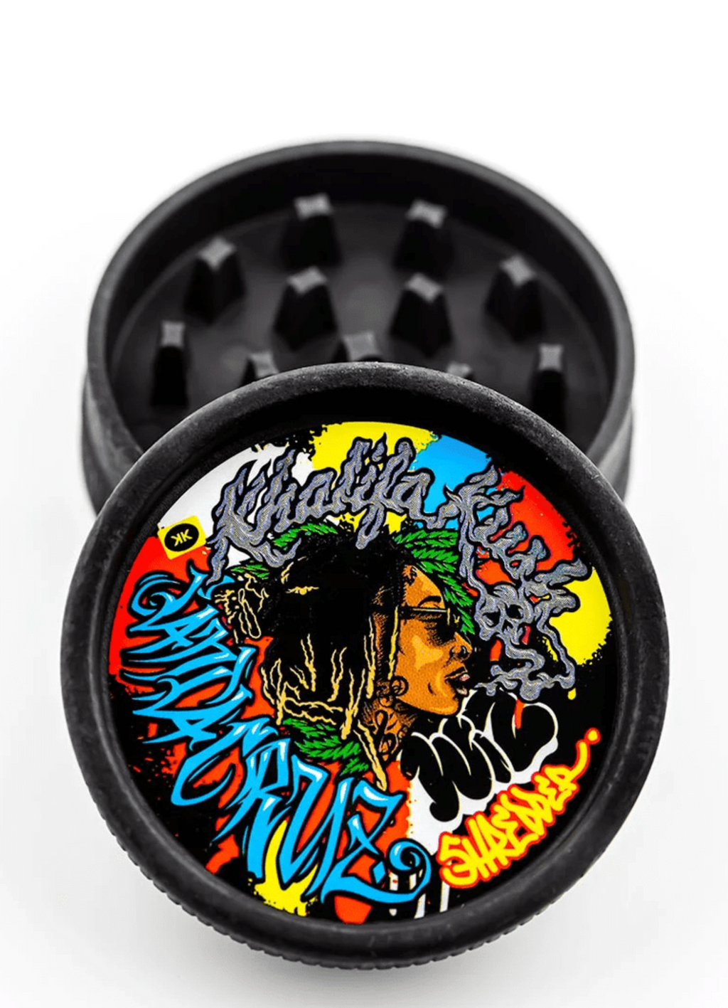 Stock up on the Santa Cruz Wiz Khalifa Hemp Grinder – 55mm, 24pcs/box. Biodegradable, durable & ideal for cannabis accessories wholesale buyers.
