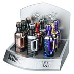Scorch Torch - 5" Tall Titian Metal Torch with side push ignition button |9 Units/Box | TO61857