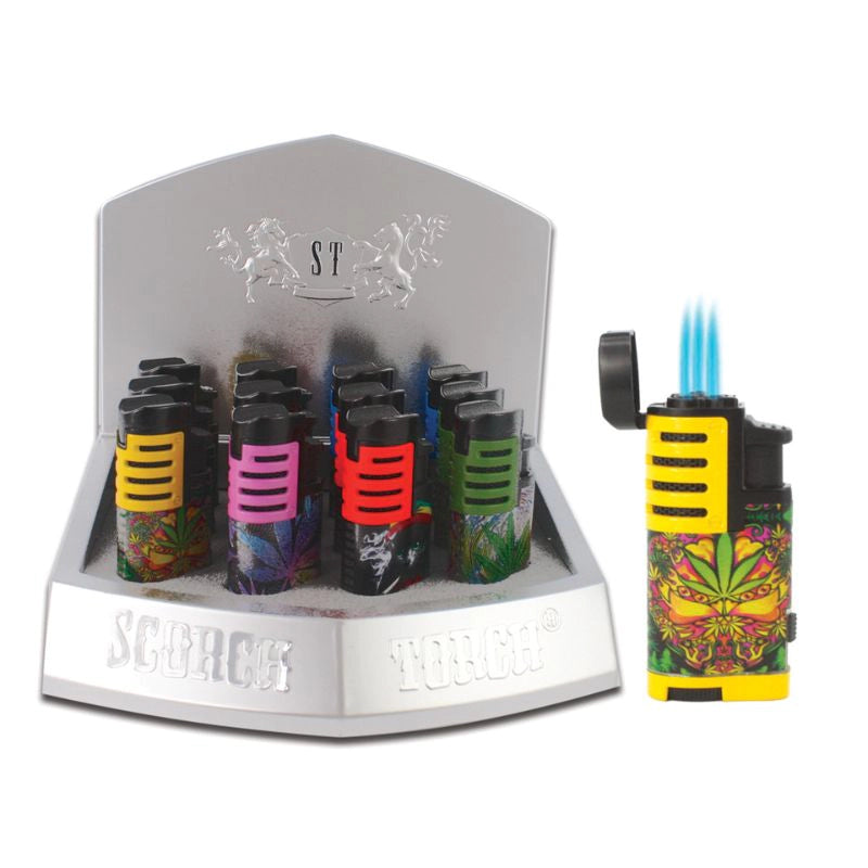 Scorch Torch - 90° Torch with Auto Open | Mesh Design | 12 Units / Display | Display