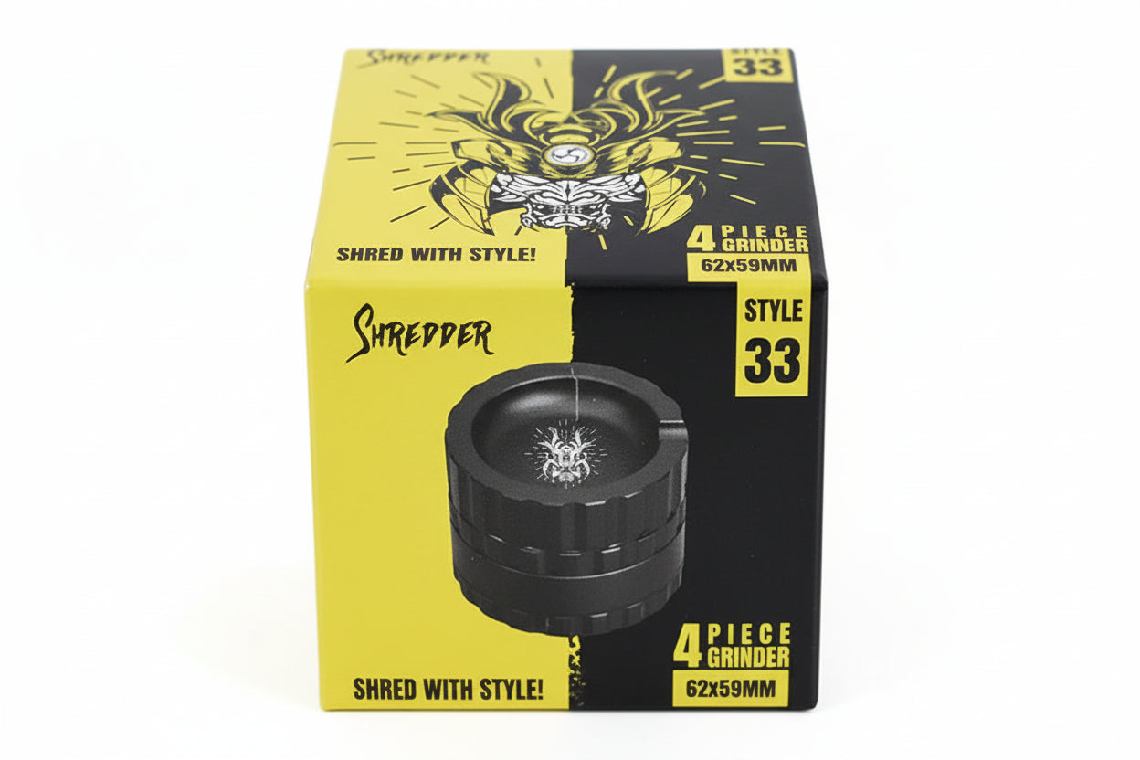 Shredder - Style "33" 4-piece grinder 62x59mm | UNIT