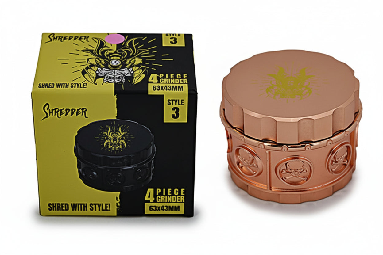 Shredder - Style "3" 4-piece grinder 63x43mm | UNIT