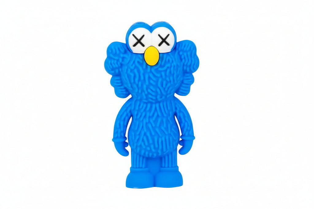 Silicone - Animal Style 4" Silicone Hand Pipe with Glass Bowl | Single Unit