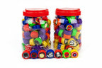 Silicone - Wax Container Jars in Plastic Box | 100 Units / Box | Box
