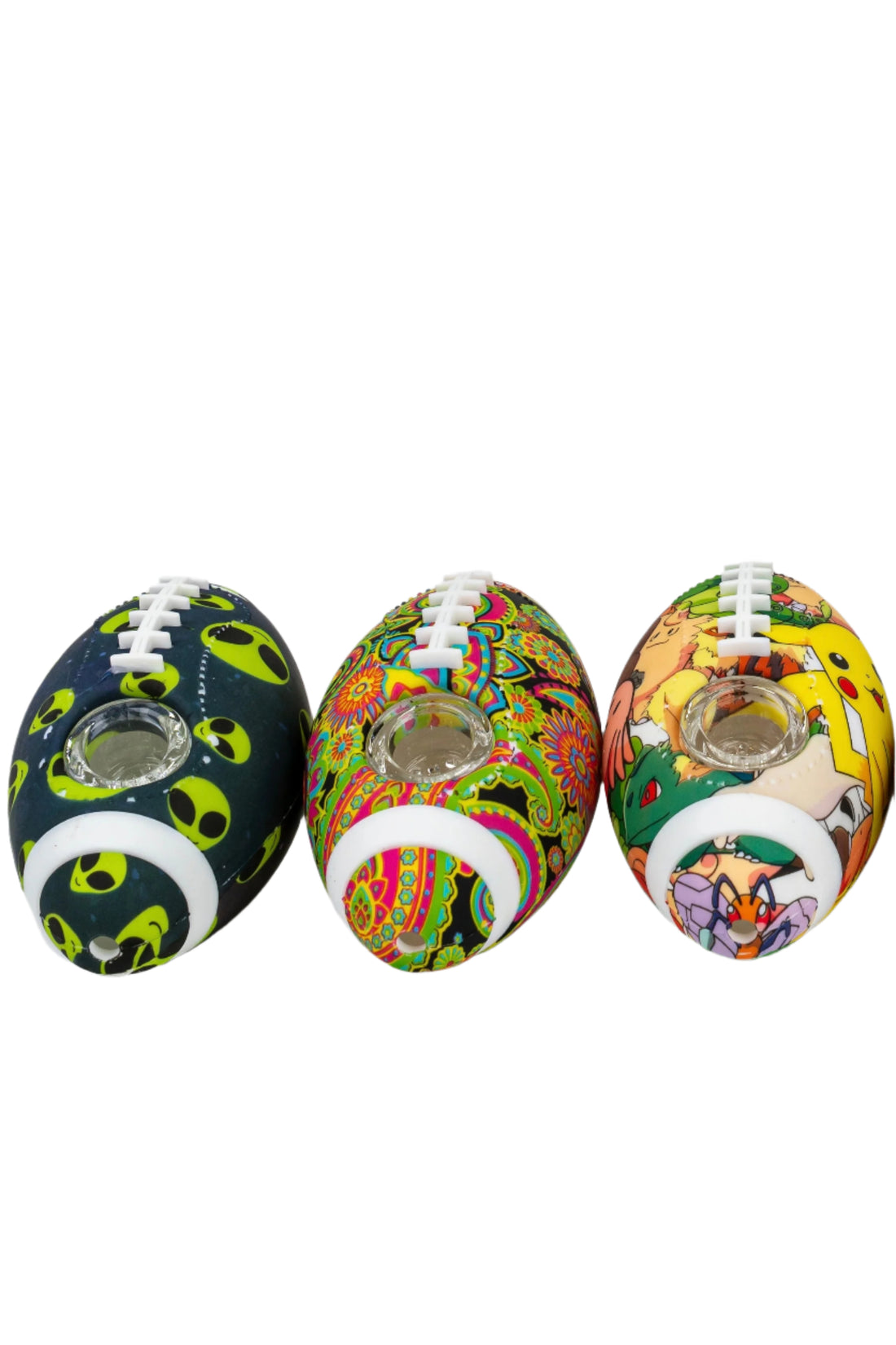 Football Silicone Hand Pipe - Assorted Colour