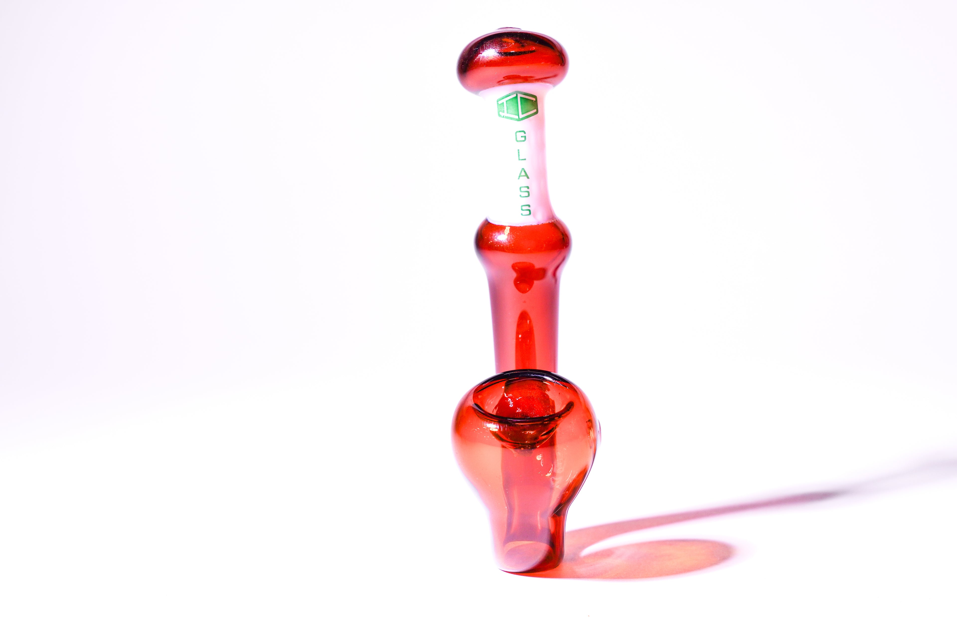 IC Glass - Slime color Sherlock Pipe | ICHP165
