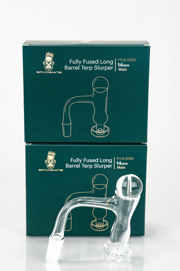 Spaceking 14mm Male Banger Kit - Fully Fused Long Barrel | Terp Slurper | FFLB-0065
