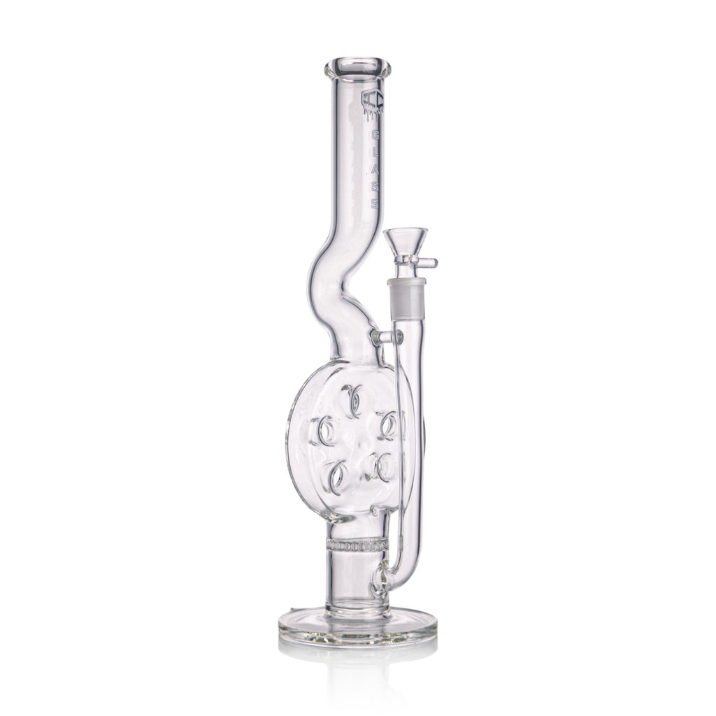 straight tube bong side view 