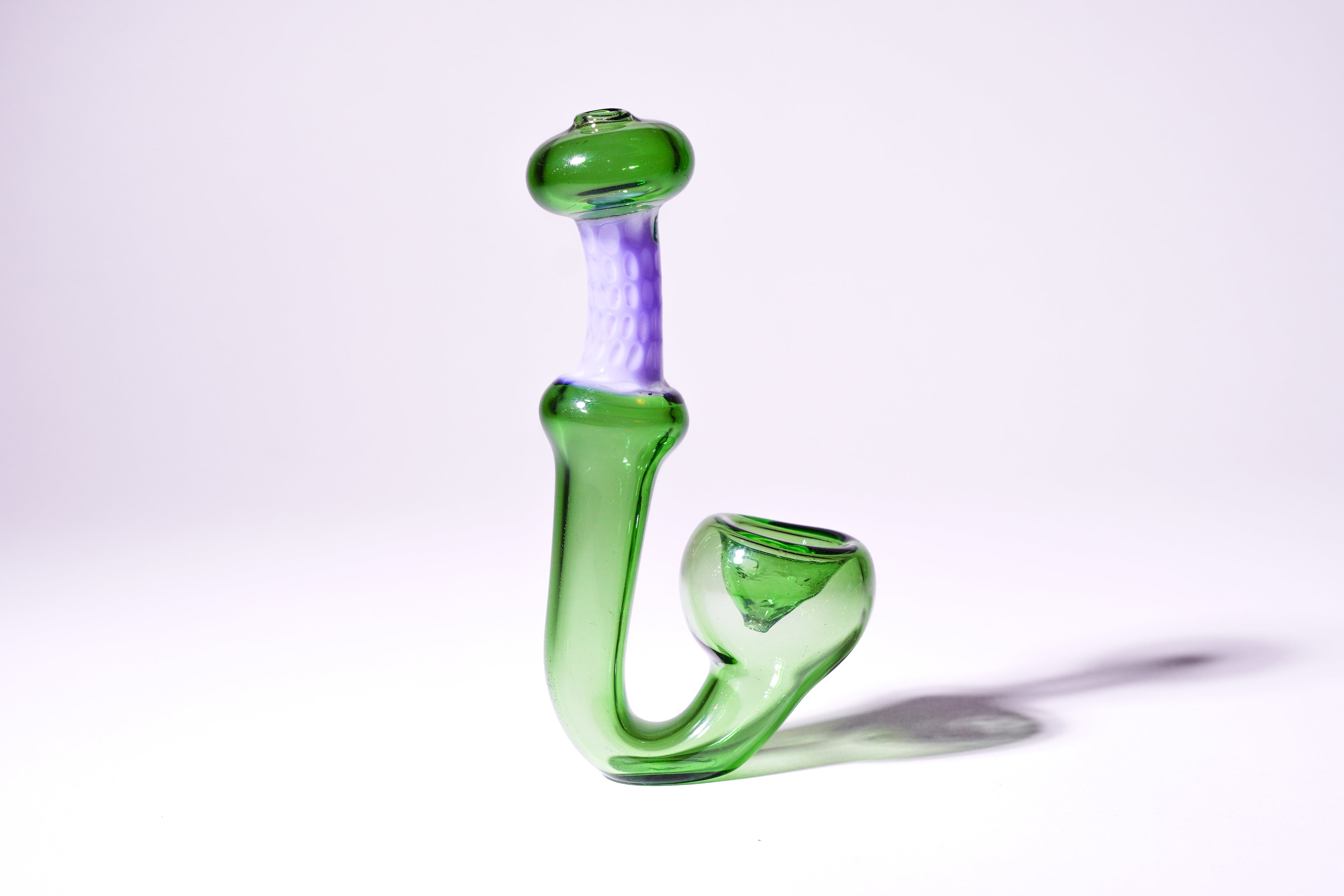 IC Glass - Slime color Sherlock Pipe | ICHP165