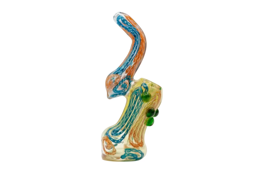 swirled pattern bubbler