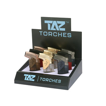 TAZ - Dual Flame Torch | Transparent | 9count/ box| TAZ1001