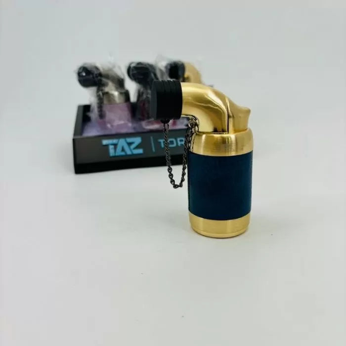 TAZ - Leather texture on body Torch | Red Flame & Four nozzles | 6 Units / Display | Display Main image