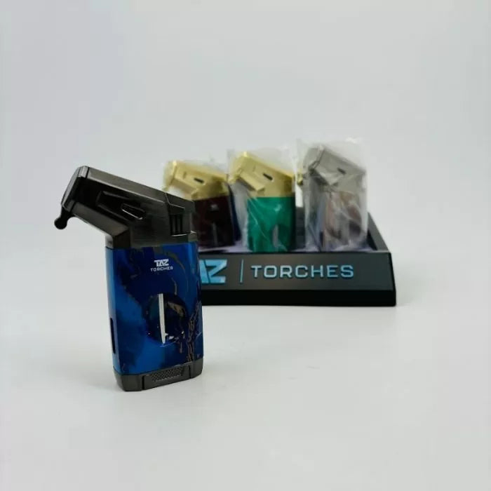 TAZ - Torch with Lid on nozzle and comes with cutter | 9 Units / Display | Display