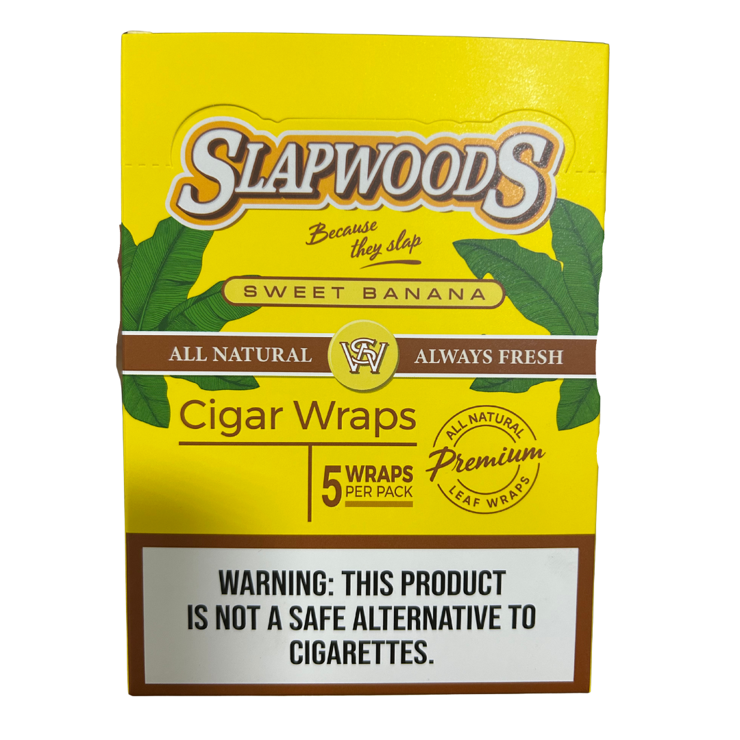 SLAPWOODS Cigar Wraps | 5 Wraps Per Pack | 10 Pouches Secondary image