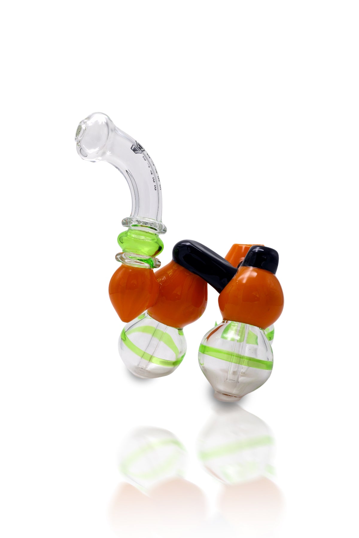 triple chamber glass bubbler