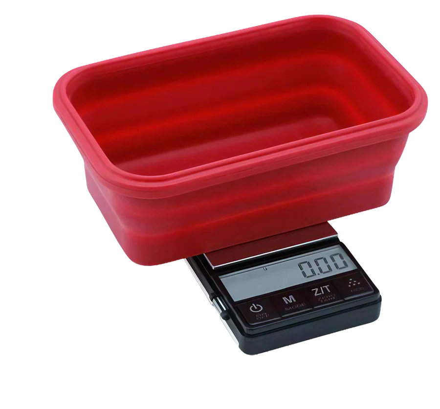 Truweigh - Crimson Scale | Collapsible Bowl | 1000g x 0.1g | Single Unit