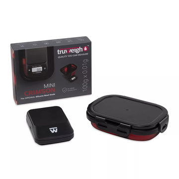 Truweigh Mini Crimson Scale - 100g x 0.01g with Collapsible Bowl