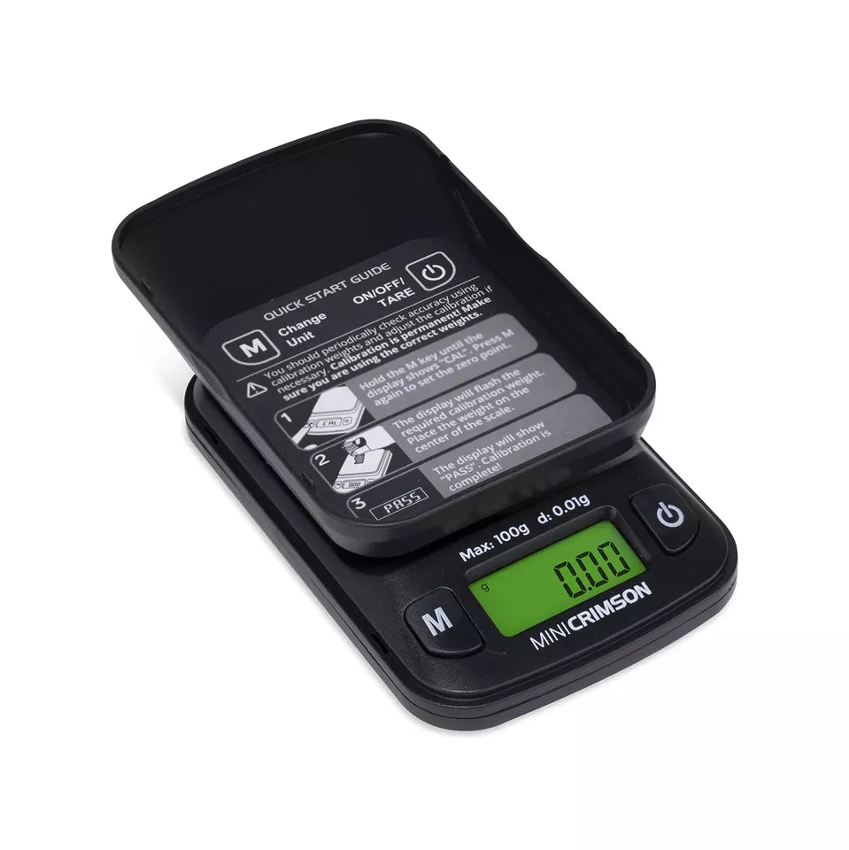 Truweigh - Mini Crimson Scale | 100g x 0.01g | Single Unit