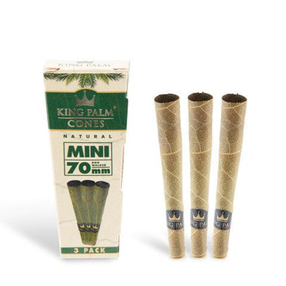 King Palm-Natural Cones-3PK