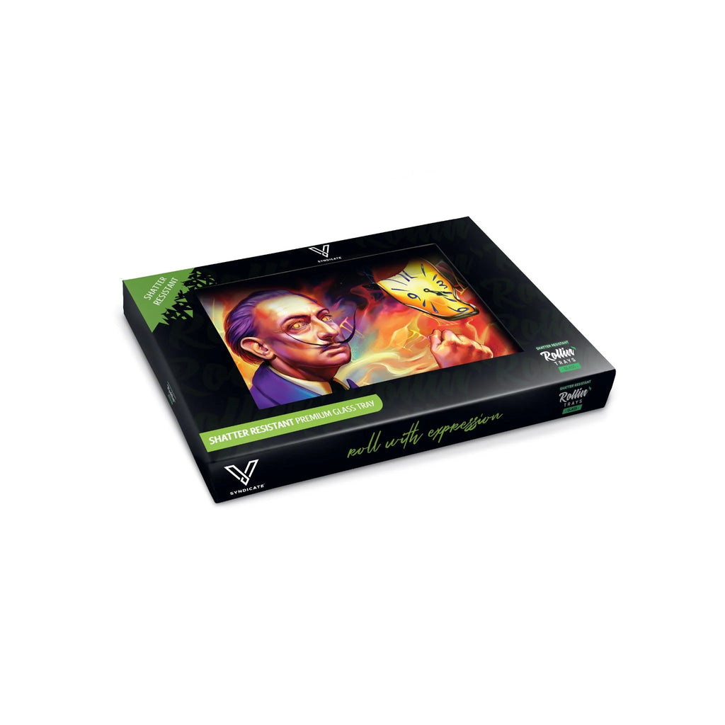 Vsyndicate - Premium Glass Rolling Tray | Single Unit