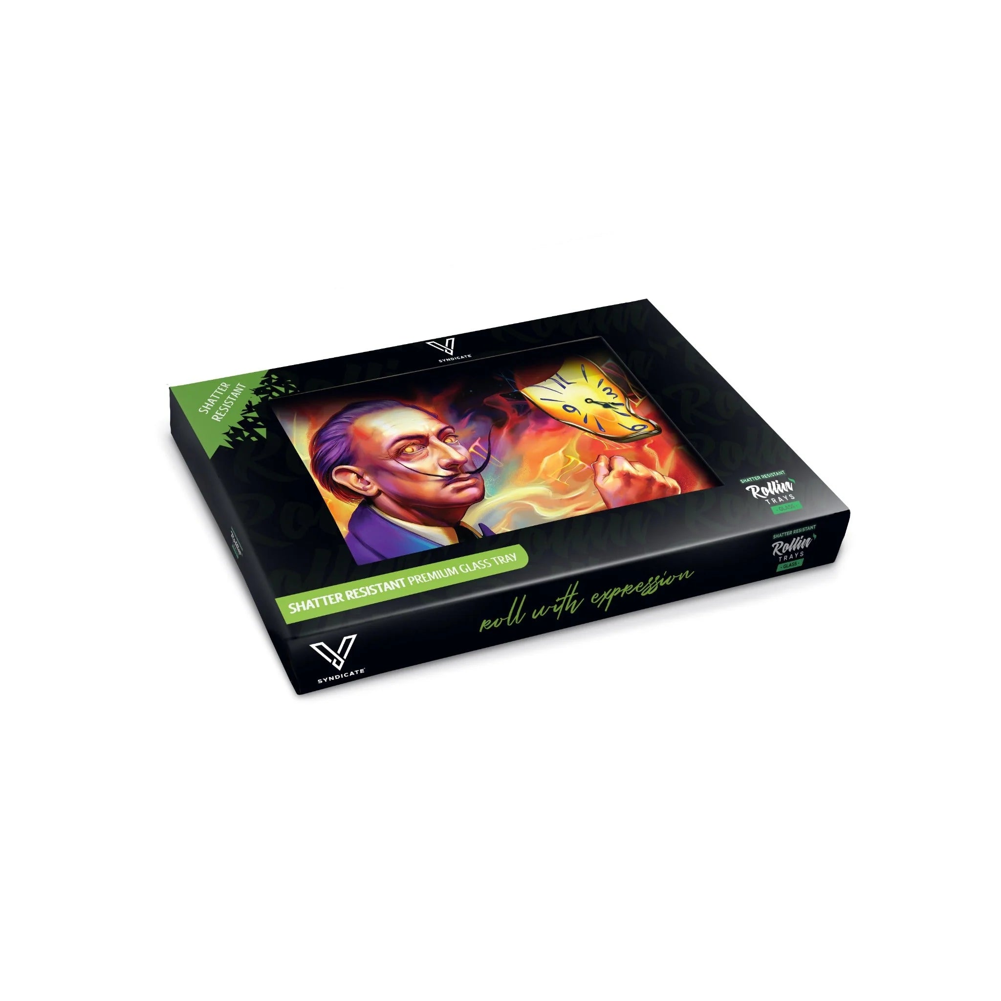 Vsyndicate - Premium Glass Rolling Tray | Single Unit