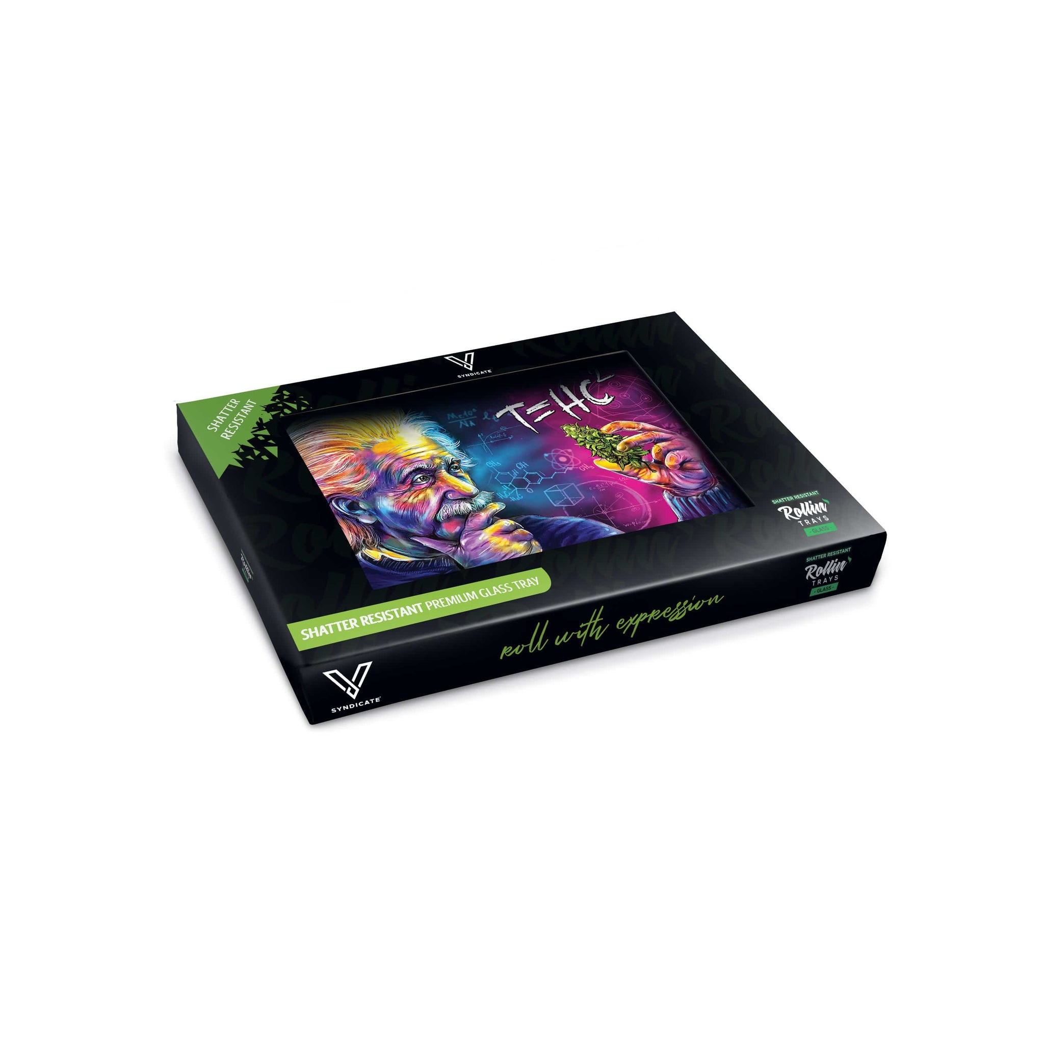 Vsyndicate Premium Glass Rolling Tray – Small, Durable & Stylish
