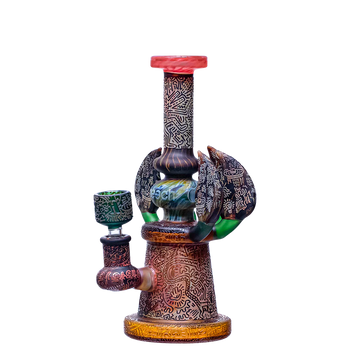 Cheech Glass - Velociraptor Rig Water Pipe| CHE271