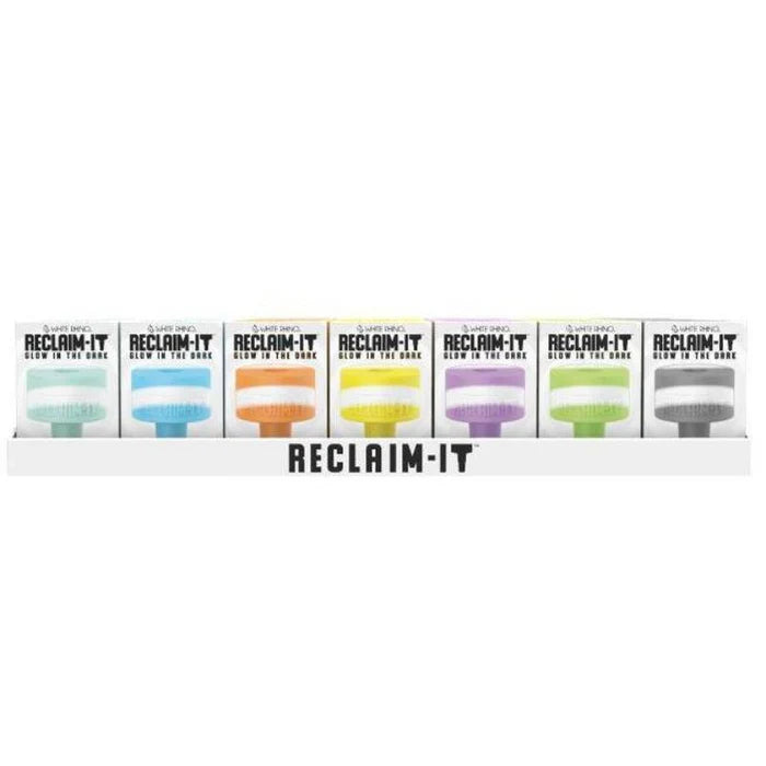 White Rhino Reclaim-It | Assorted Glow In The Dark | Fits 14/19 MM | Silicone Product