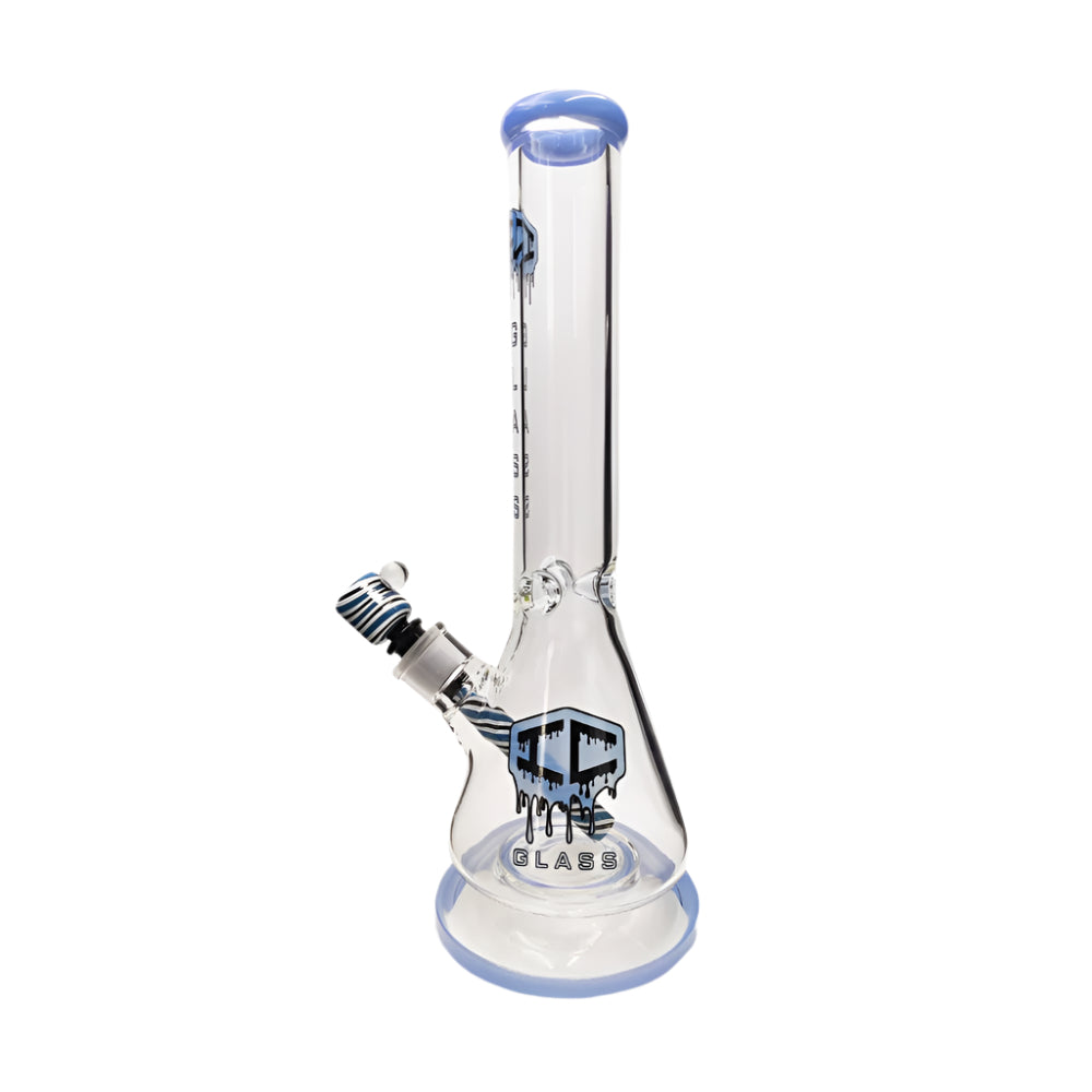 IC GLASS 15” Beaker – Premium Wig Wag Glass Water Pipe | ICBK50| Wholesale