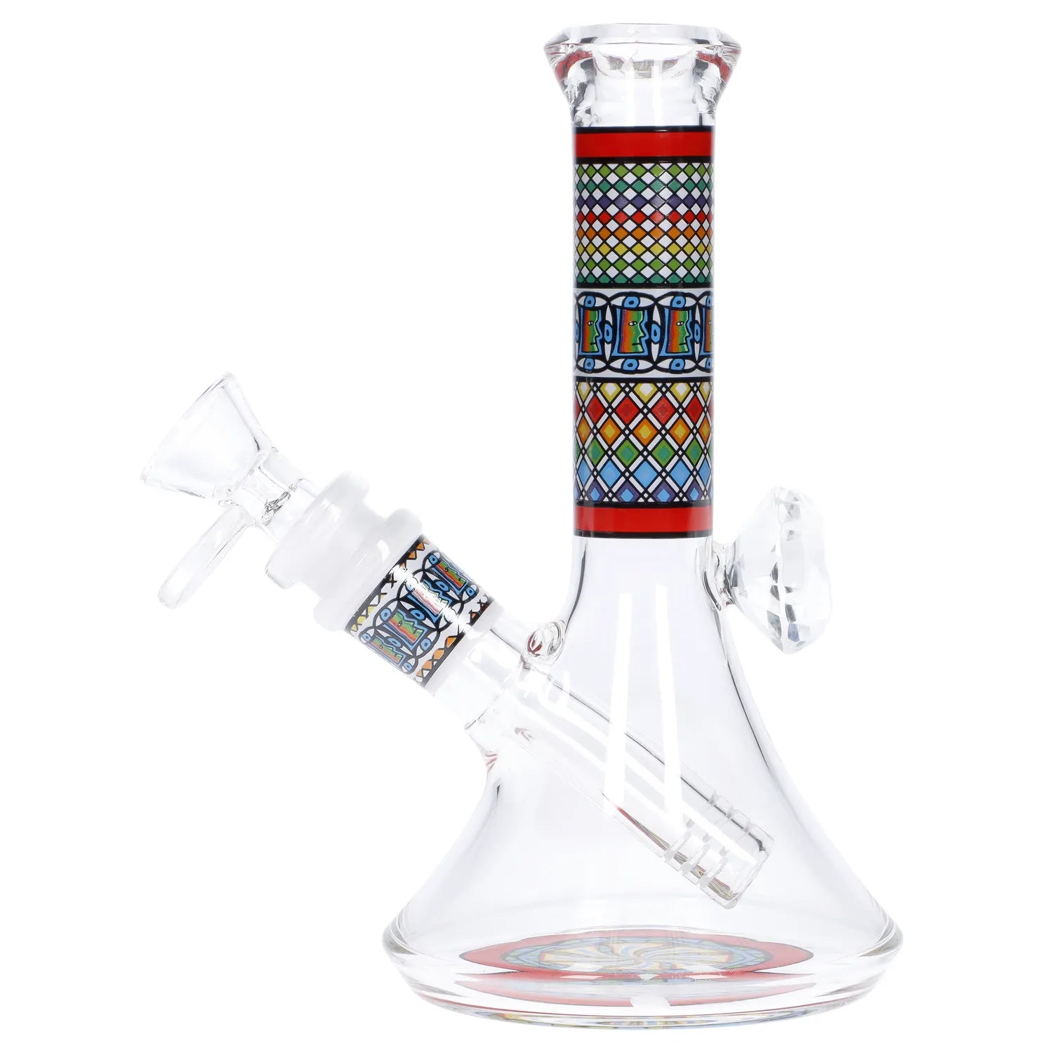 Dazzling Diamond Beaker with Colorful Tube - 7 inch | WP5317 Secondary image