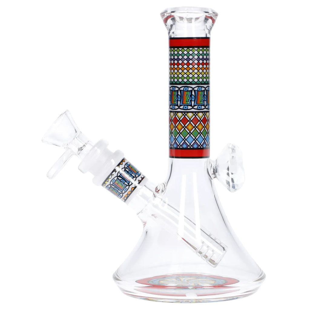 Dazzling Diamond Beaker with Colorful Tube - 7 inch | WP5317