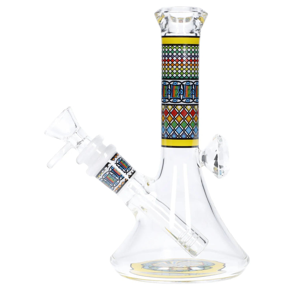 Dazzling Diamond Beaker with Colorful Tube - 7 inch | WP5317