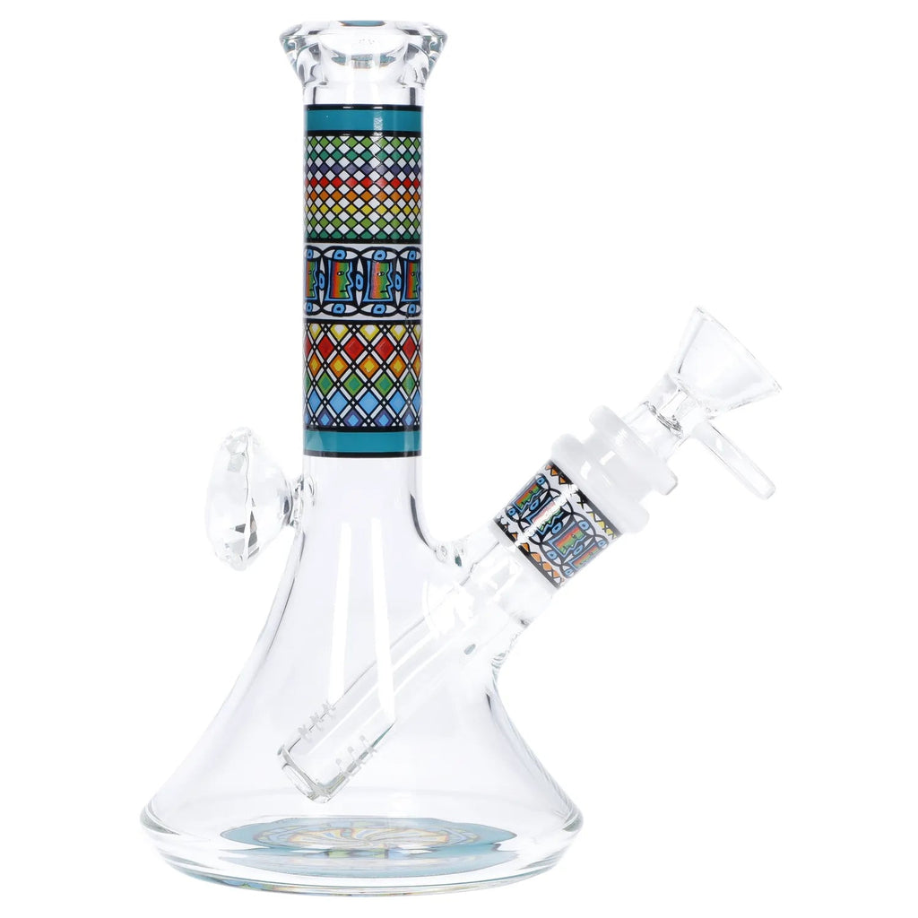 Dazzling Diamond Beaker with Colorful Tube - 7 inch | WP5317