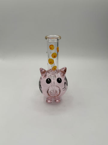 Dollar sign piggy bank glass water pipe by Epic