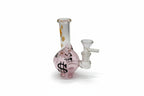 Dollar sign piggy bank glass water pipe by Epic