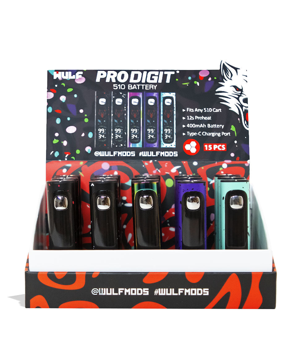 Wulf Mods Pro Digit Variable Voltage Battery 15count