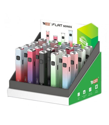 YOCAN FLAT SLIM BATTERY - Adjustable Voltage | 350mAh | Button Activation