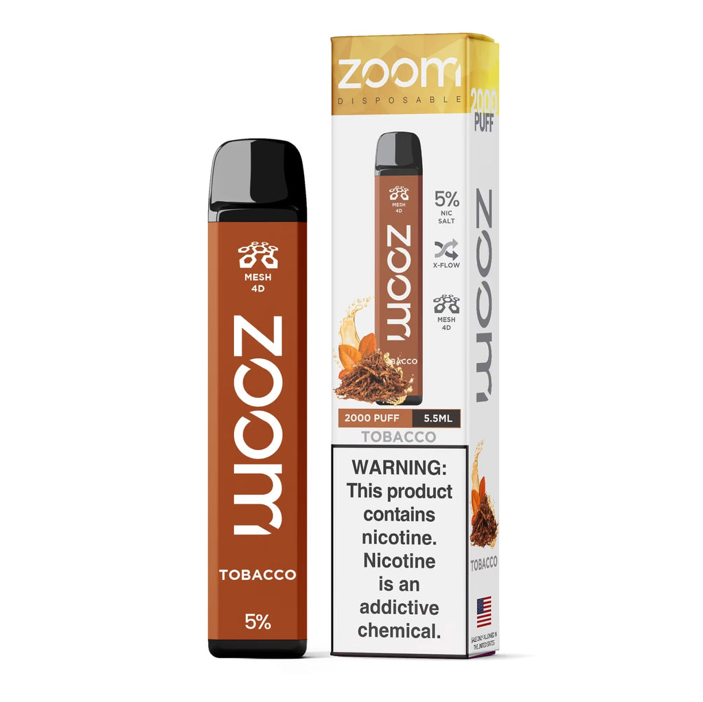ZOOM Disposable | 2000 Puffs | 5.5ML | 3% Nicotine